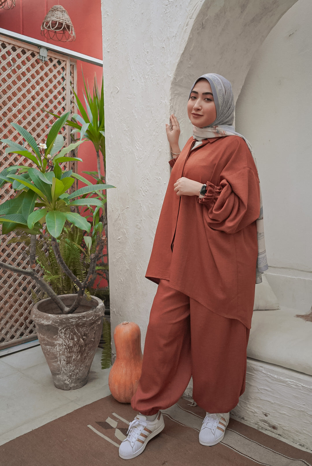 Linen oversized set
