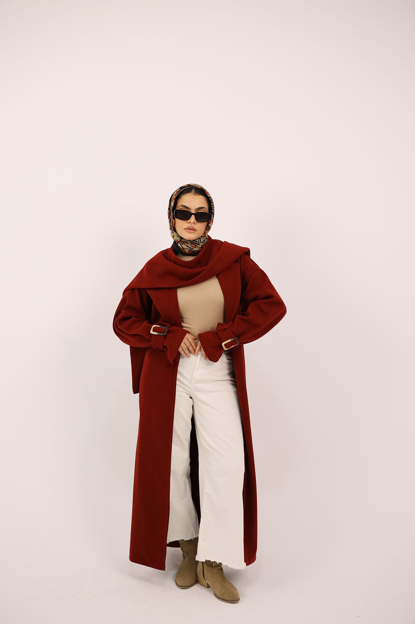 BURGUNDY COAT