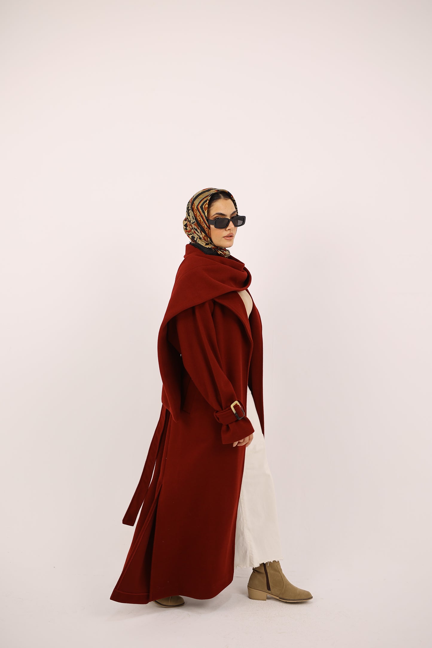 BURGUNDY COAT