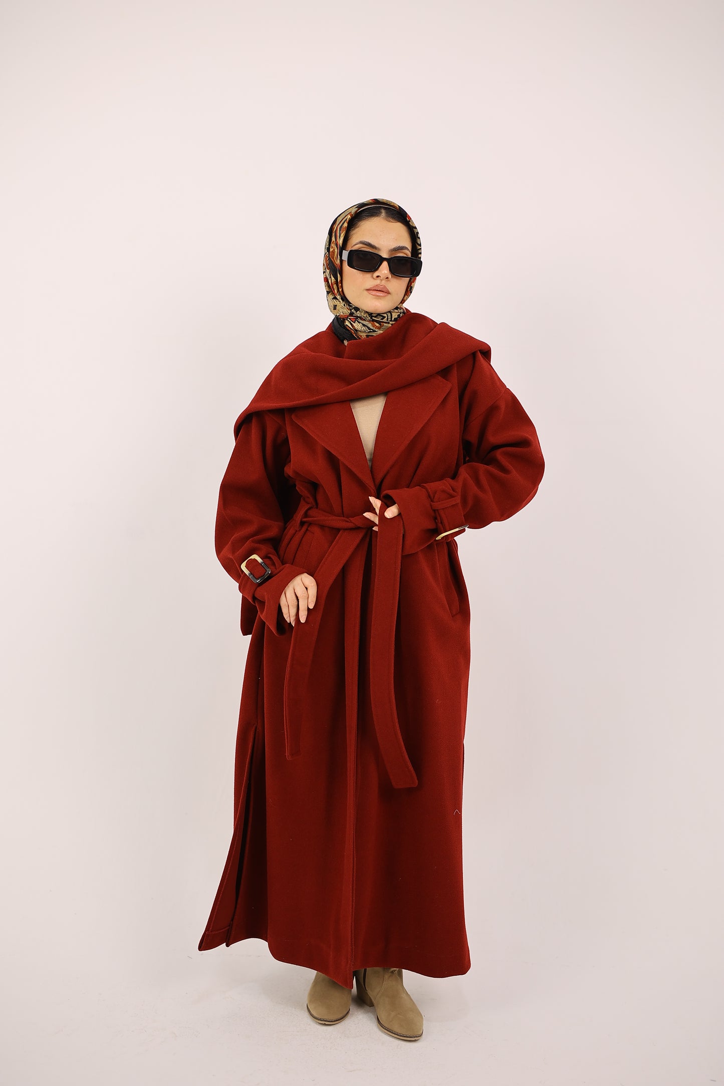 BURGUNDY COAT